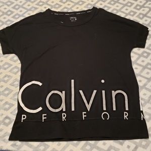 Calvin Klein NWOT Black Performance Tee sz SM